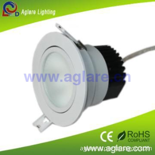 High lumen AGLARE COB 15W LED downlight